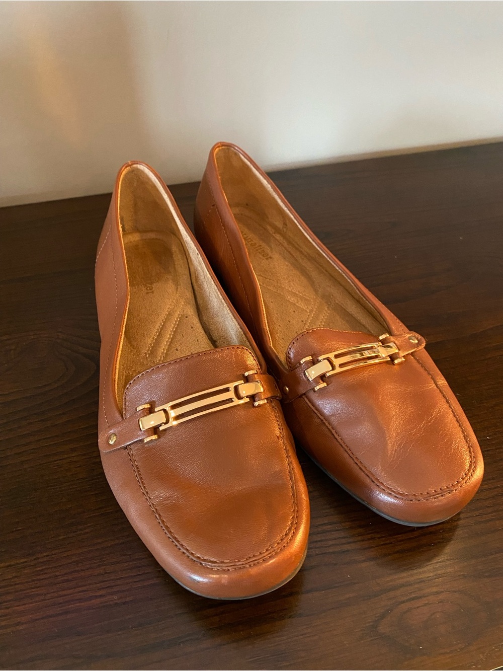 Naturalizer Isobel Brown Leather Loafers